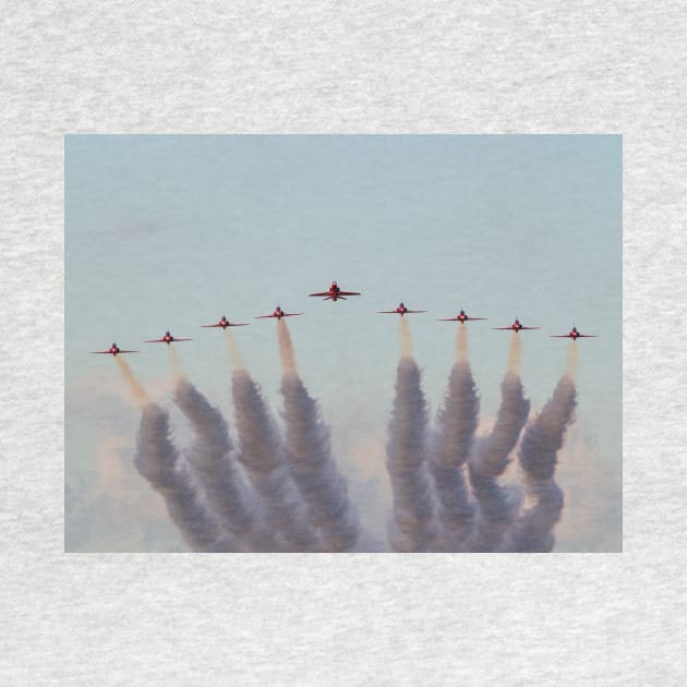 RAF Red Arrows head-on by captureasecond